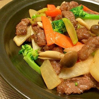 和食?中華？☆牛肉とシャキシャキ大根の炒めもの